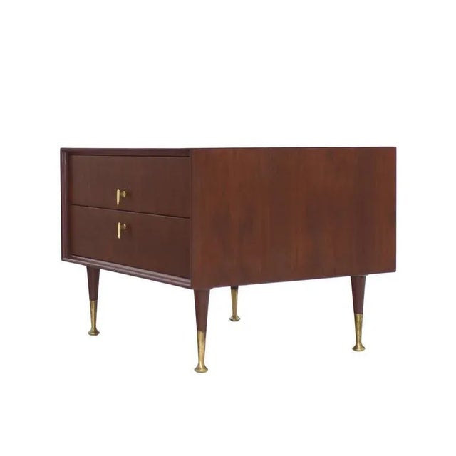 Mid 20th Century Vintage Mid Century Edmund Spence Square Drawer Cabinet End Table For Sale - Image 5 of 8