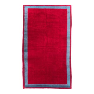 Galerie Shabab Collection Mid-20th Century Handmade Turkish Art Deco Style Room Size Carpet For Sale