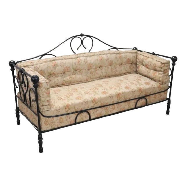 Antique Iron Sofa, Late 19th Century For Sale