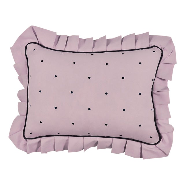Parma Violet Dolce Dots Cushion by Ceraudo For Sale