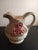 Ceramic Vintage Studio Art Pottery Ceramic Pitcher With Applied Florals For Sale - Image 7 of 8