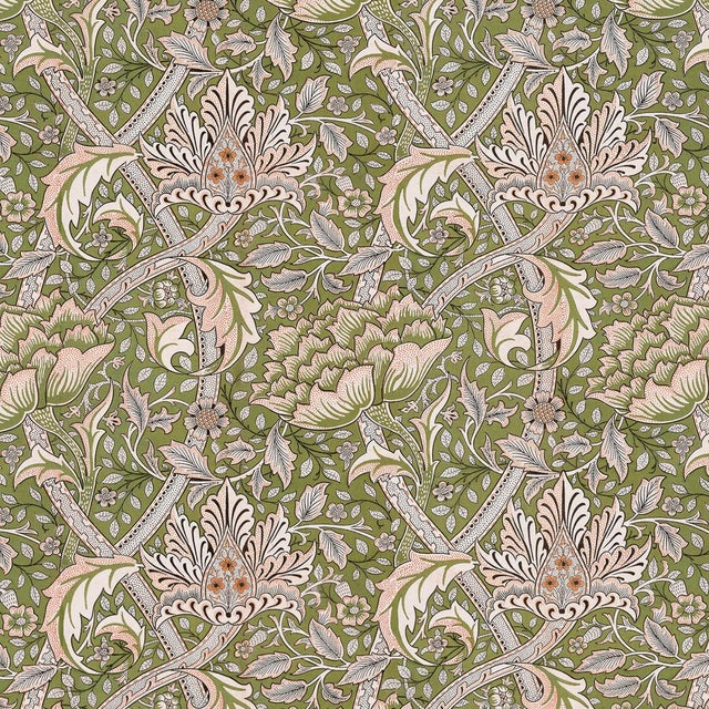 This decorative tray is beautifully finished with a print of William Morris's Windrush design. The green, white and subtle...