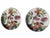 Vintage Chinese Porcelain Decorative Fruit Plate- A Pair For Sale - Image 4 of 12