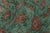 Vintage Distressed Rug With Teal and Red Floral Patterns - Rug & Kilim For Sale - Image 9 of 10