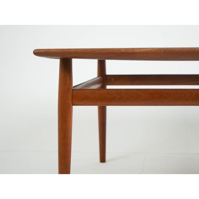 Brown Mid-Century Teak Coffee Table by Grete Jalk for Glostrup, 1960s For Sale - Image 8 of 12