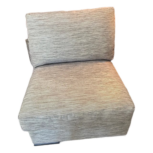 Custom Slipper Chair by Kravet Furniture For Sale