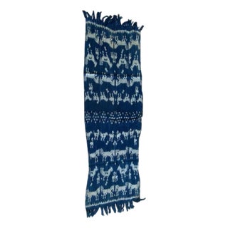 Indigo Cotton Sumba Textile For Sale