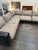 Modernist Bespoke Sectional Sofa, Three Piece For Sale - Image 12 of 12
