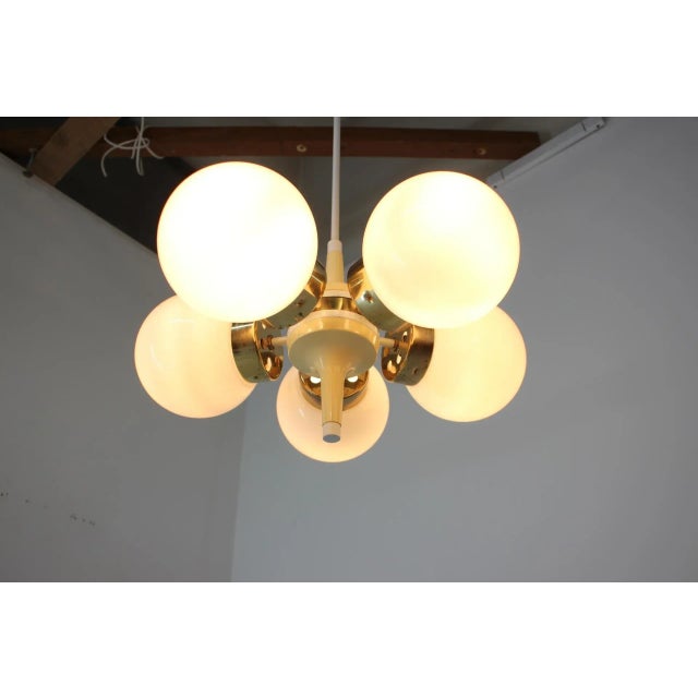 Space Age Sputnik Light from Elektroinstala Decin, 1970s For Sale - Image 4 of 15