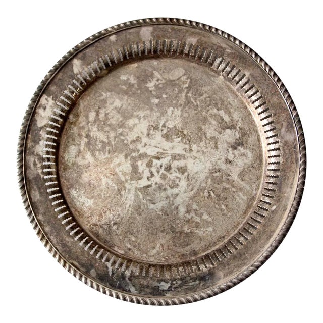 Antique Gorham Silver on Copper Tray For Sale