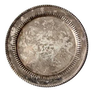 Antique Gorham Silver on Copper Tray