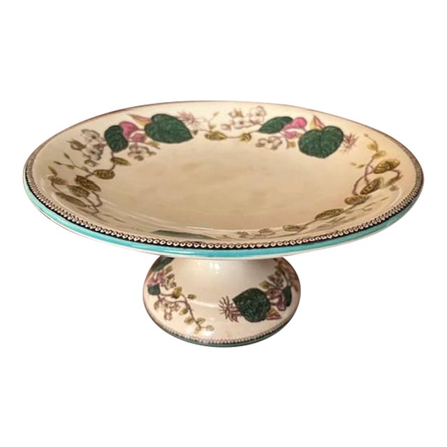 Late 19th Century Victorian Wedgwood Porcelain Comport/Cake Stand For Sale