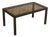 Mitchell Gold + Bob Williams Modern Parsons Style Glass Top Dining Table For Sale