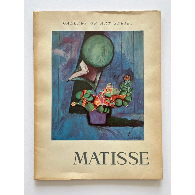 Navy Blue Henri Matisse Vintage 1958 Italian Fine Art Lithograph Print " Two Girls Before a Blue Window " 1947 For Sale - Image 8 of 11