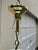 American Large Vintage School House Globe With Brass Hanging Fixture For Sale - Image 3 of 6