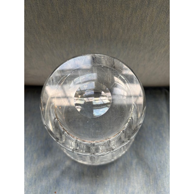 Early 21st Century Ralph Lauren Herringbone Crystal Champagne / Ice Bucket For Sale - Image 5 of 6