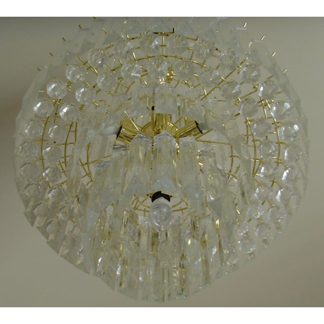 1960s Lucite Modern 7-Tier Chandelier For Sale - Image 10 of 13