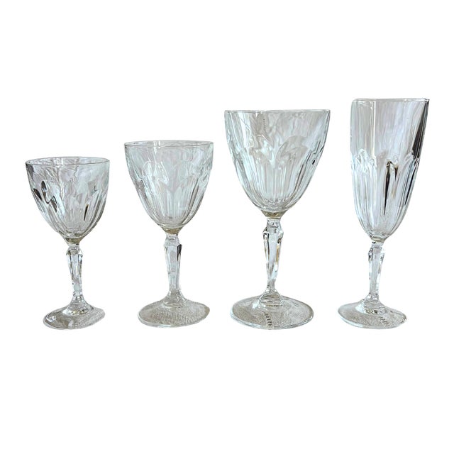 Vintage Hand-Blown Crystal Service from Cristallerie De Lorraine, 1950, Set of 38 For Sale - Image 8 of 8