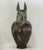 A Pair of Exquisite Vintage Hand-Forged Tin Canopy Jars Duamutf (Jackal) and Kebekhsenuf (Falcon) For Sale - Image 15 of 15