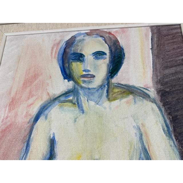 Arthur Y. Nilsson, Nude Study, Oil on Canvas, 1960s, Framed For Sale - Image 8 of 11