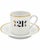 Vintage the 21 Club Nyc Restaurant Equestrian Jockey Porcelain Cup & Saucer For Sale - Image 11 of 11