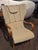 Brown Swedish Modern Wingback Chair with Leather Details, 1940s For Sale - Image 8 of 14