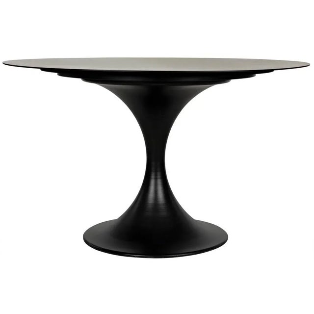 Metal NOIR Herno Table, 48", Metal For Sale - Image 7 of 7