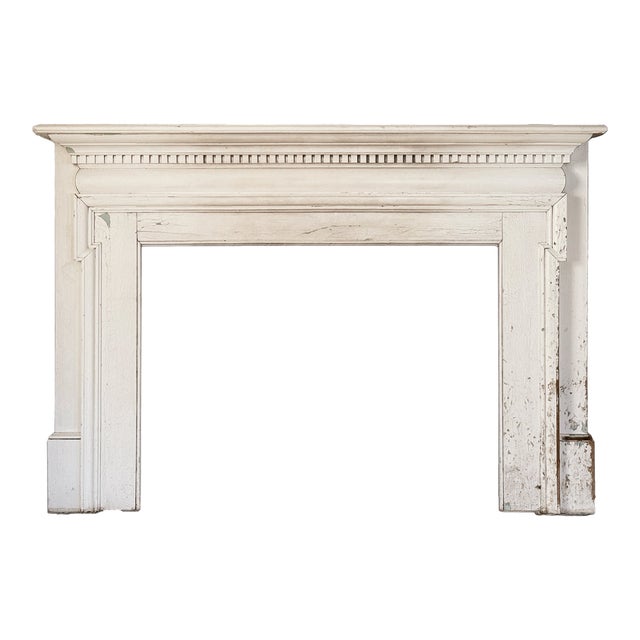 Antique Wooden Mantel - English Style For Sale