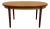 Vintage Mid Century Modern Teak Extendable Dining Table For Sale