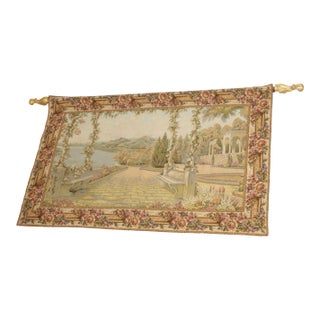 Late 20th Century European Hanging Wall Art Woven Tapestry For Sale