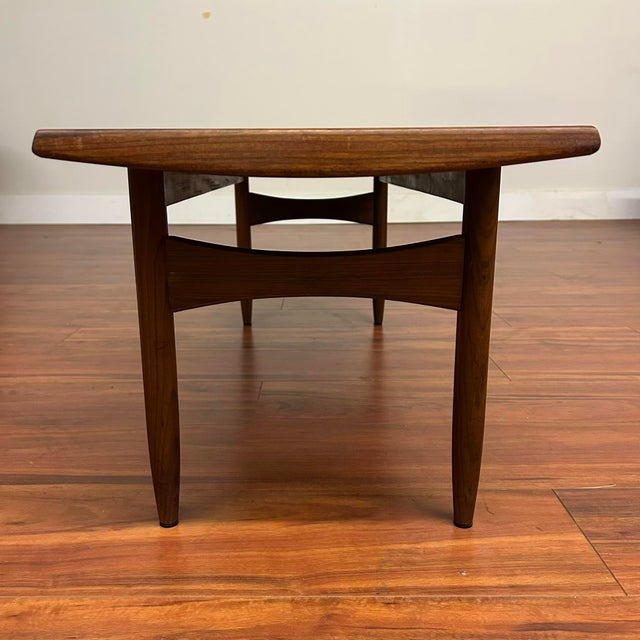 Mid-Century Modern Vintage Danish Modern Teak Coffee Table For Sale - Image 3 of 8