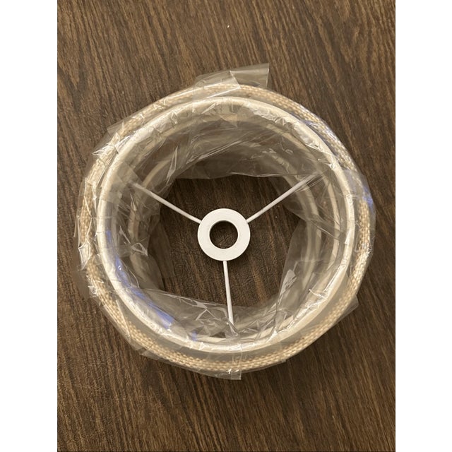 Rustic Rustic Style Small Drum Shape Bulrap Lampshade For Sale - Image 3 of 7