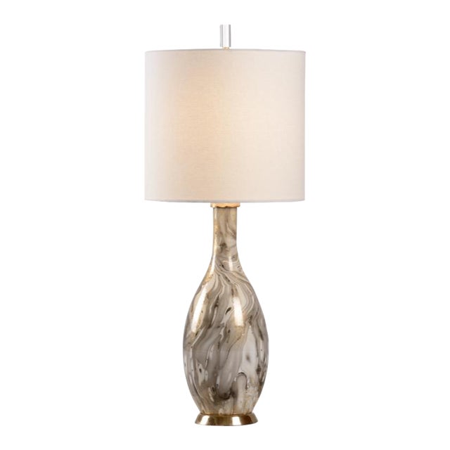 Wildwood Calacatta Gold Bottle Table Lamp For Sale