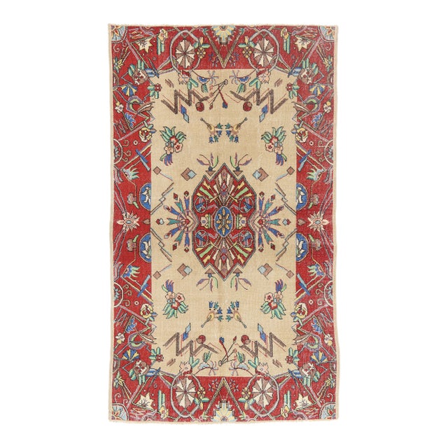 Zeki Muren Vintage Turkish Sivas Rug, 05'01 X 08'10 For Sale