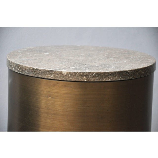 Metal Paul Mayen Storage Side Tables For Sale - Image 7 of 9