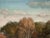Late 20th Century Late 20th Century Ann Vaughan Leggett Signed Original Landscape Painting Figures Trees Gilt Frame For Sale - Image 5 of 9