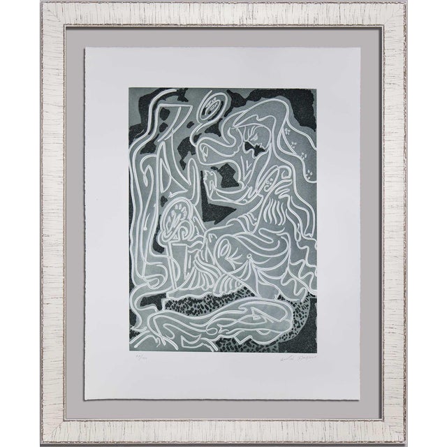 Modern Andre Masson 25x19in Etching Hand Signed & Numbered "Penelope" * with Frame For Sale