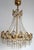 Brass and Lead Crystal 4-Light Chandelier from Weinfurtner, 1970s For Sale - Image 10 of 14
