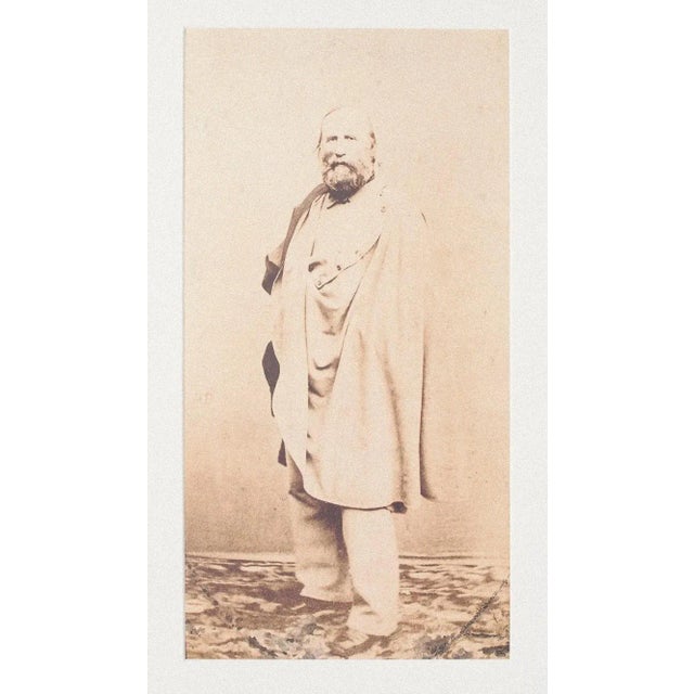 Garibaldi is an original photo printed on cardboard realized by an anonymous artist. In good condition. Passpartout: 69.5...