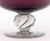 Contemporary Amethyst Glass Tazzas, 3 For Sale - Image 3 of 11