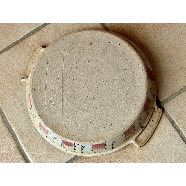 Studio Ceramic Art Tray, Germany, 1980s For Sale - Image 10 of 13