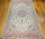 Ivory Tabriz Rug, Hand-Knotted Wool & Silk, Fine Floral Pattern, Ivory & Pink, 7x10 For Sale - Image 8 of 15