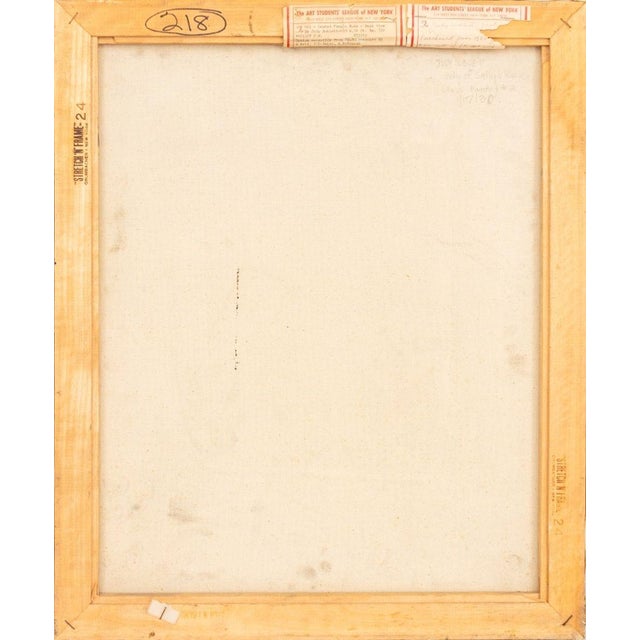 Judy Wild "Study of Sally's Back" Oil, 1980 For Sale - Image 4 of 5