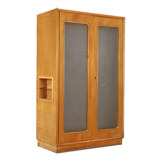 Vintage Wardrobe in Maple, 1950s For Sale