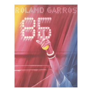 Jacques Monory Roland Garros French Open, 1985 - Signed