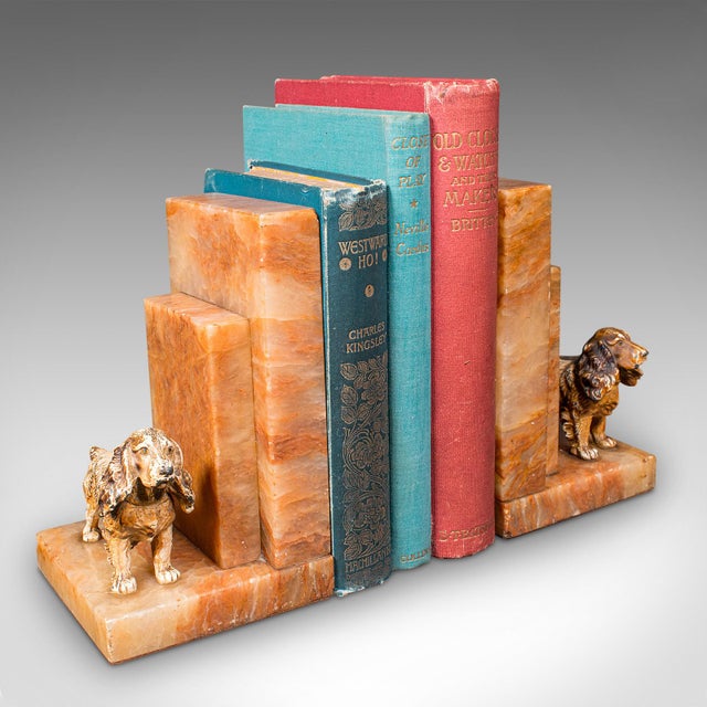 1930's Pair of Vintage Springer Spaniel Bookends For Sale - Image 11 of 11