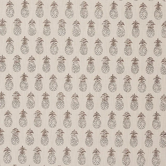 Schumacher Sample - Schumacher Piña Cove Indoor/Outdoor Fabric in Coconut For Sale - Image 4 of 4