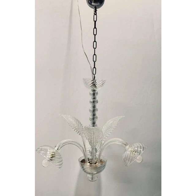 Vintage Murano Glass Chandelier from Seguso, 1950s For Sale - Image 7 of 7