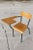 Steel & Wood Student Desk Chair by Jacques Hitier, France, 1950s For Sale - Image 4 of 13