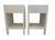 Pair Linen Wrapped Made Goods Maris Nighstands For Sale - Image 9 of 12